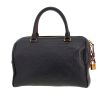 Louis Vuitton  Speedy 25 handbag  in navy blue empreinte monogram leather - Detail D4 thumbnail