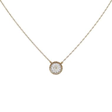 Collana Buccellati Rombi in oro giallo, oro bianco e diamanti