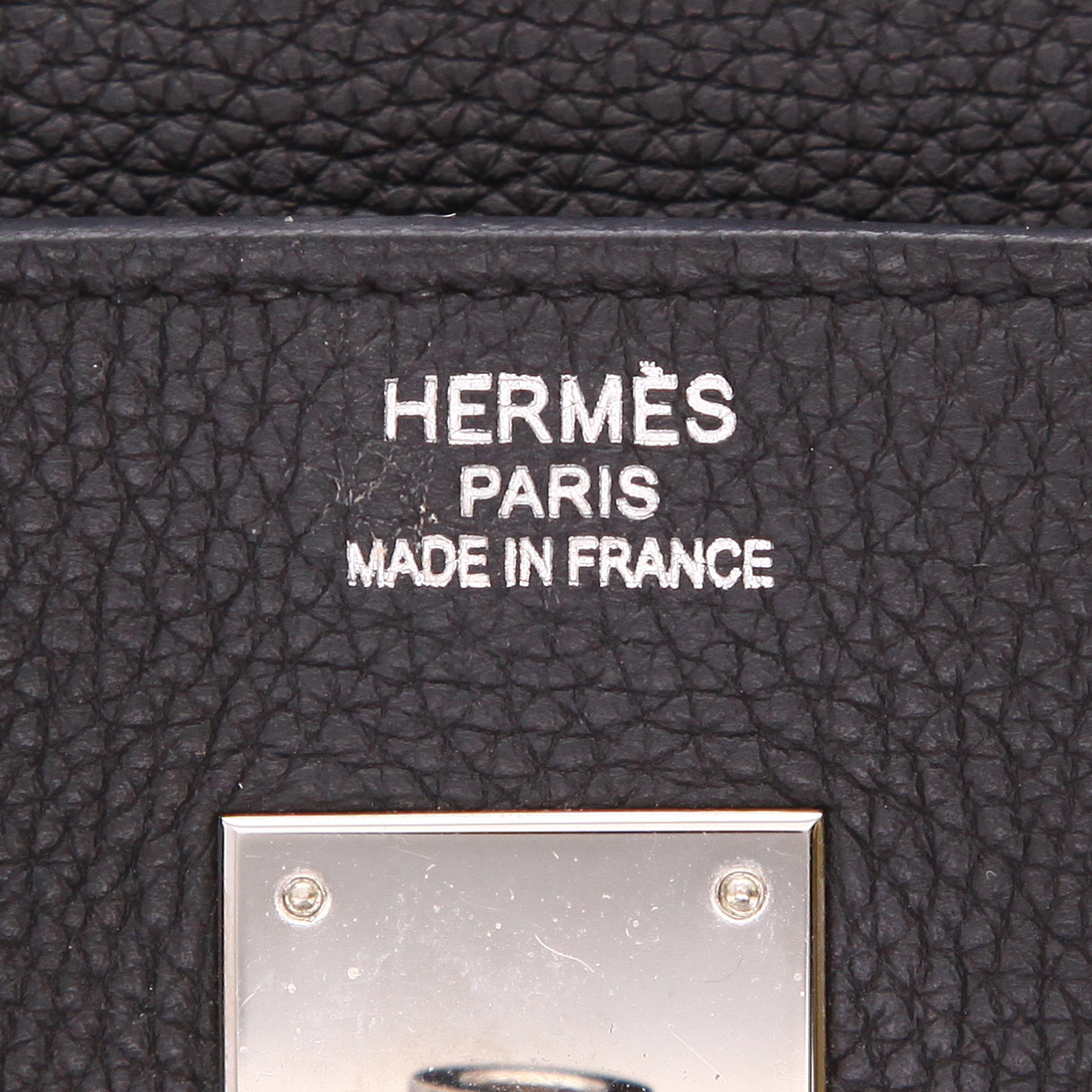 Borsa Hermès  Birkin 40 cm in pelle togo nera - Detail D2