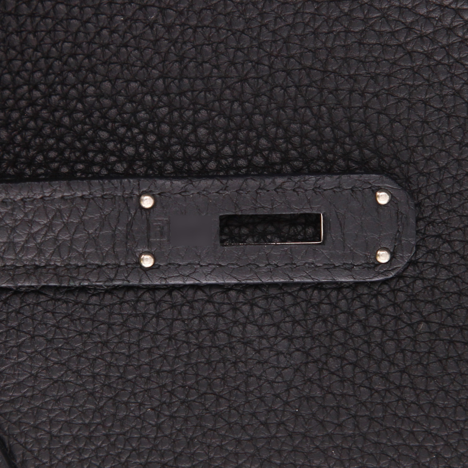 Borsa Hermès  Birkin 40 cm in pelle togo nera - Detail D4