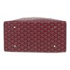 Goyard  Saint Leger handbag  in burgundy Goyard canvas  and burgundy leather - Detail D1 thumbnail