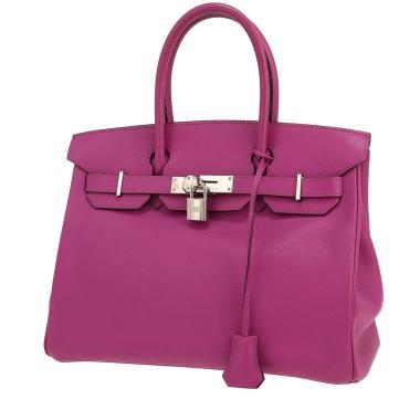 Hermès  Birkin 30 cm handbag  in purple Cyclamen epsom leather