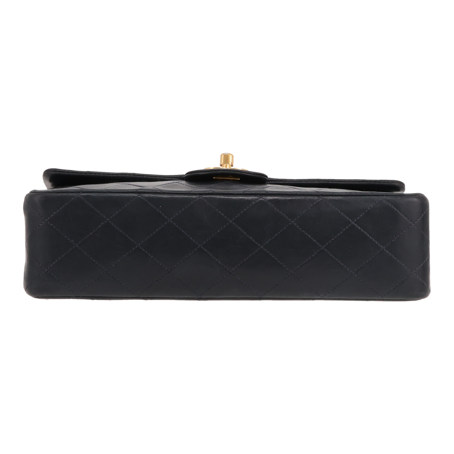 Borsa Chanel  Timeless Classic in pelle trapuntata blu marino - Detail D1