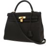 Hermès  Kelly 32 cm handbag  in black togo leather - 00pp thumbnail