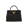 Hermès  Kelly 32 cm handbag  in black togo leather - 360 thumbnail