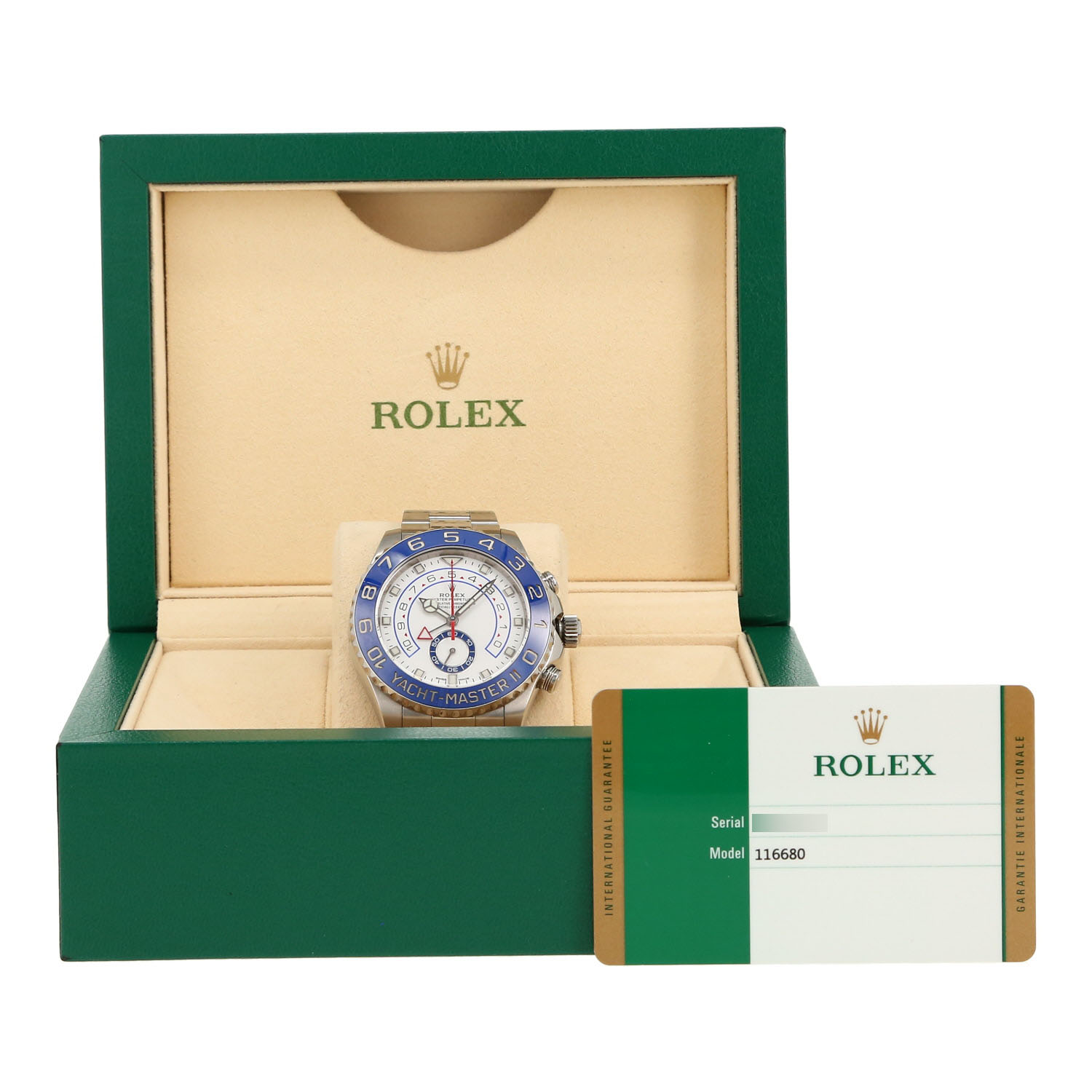 Montre Rolex Yacht-Master II en acier Ref: Rolex - 116680  Vers 2020