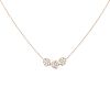 Piaget Rose necklace in pink gold and diamonds - 00pp thumbnail