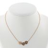 Piaget Rose necklace in pink gold and diamonds - 360 thumbnail