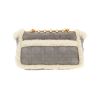 Borsa a tracolla Dior  Caro modello piccolo  in shearling grigio e bianco - Detail D4 thumbnail