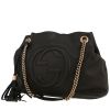 Gucci  Soho shopping bag  in black grained leather - 00pp thumbnail