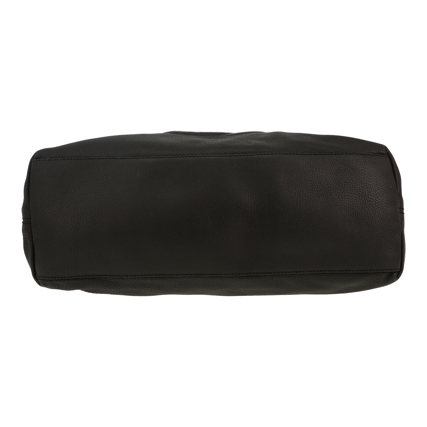 Gucci  Soho shopping bag  in black grained leather - Detail D1