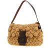 Sac à main Fendi  Baguette en macramé beige et cuir marron - 00pp thumbnail