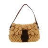 Borsa Fendi  Baguette in tela beige e pelle marrone - 360 thumbnail