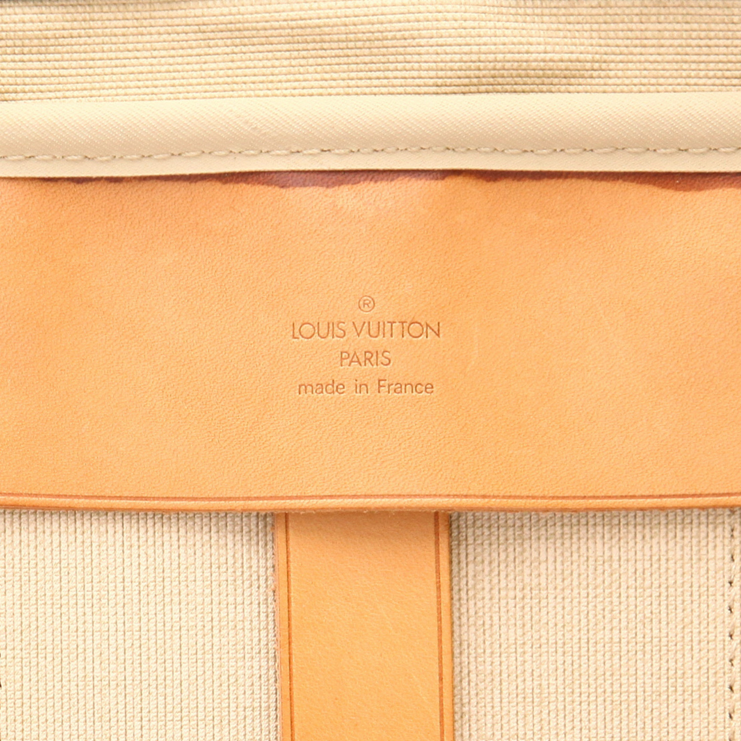 Louis Vuitton Sirius 50 soft suitcase in brown monogram canvas and natural leather - Detail D2