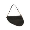 Dior  Saddle handbag  in black grained leather - Detail D4 thumbnail