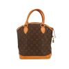 Borsa Louis Vuitton  Lockit in tela monogram marrone e pelle naturale - Detail D4 thumbnail