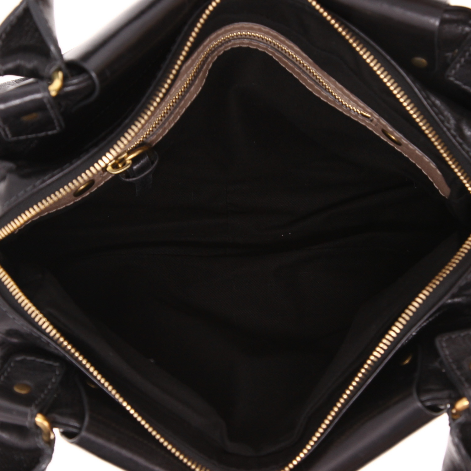 Bolso de mano Chloé  Bay en cuero negro - Detail D3