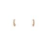 Cartier Trinity hoop earrings in 3 golds - 00pp thumbnail