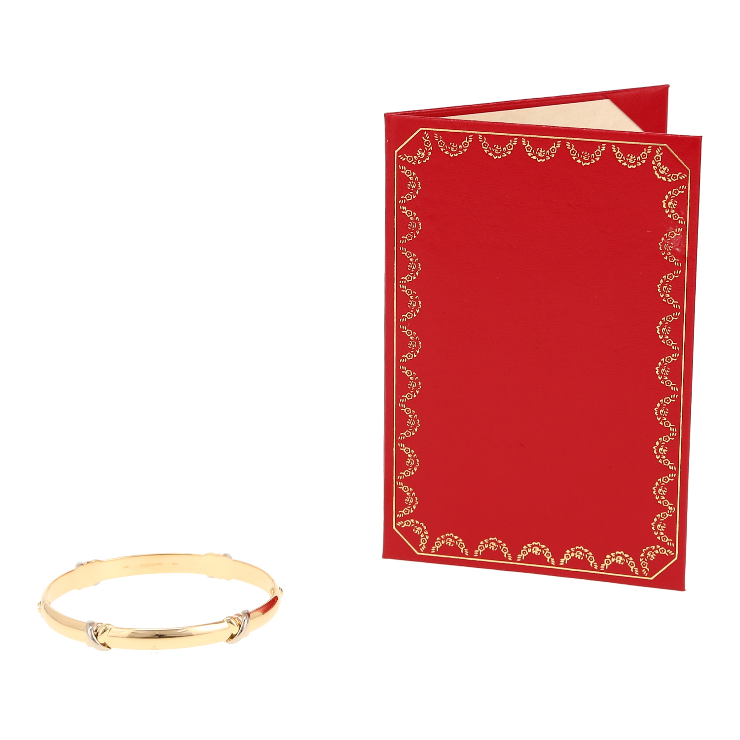 Bracelet Cartier Trinity en 3 ors - Detail D2