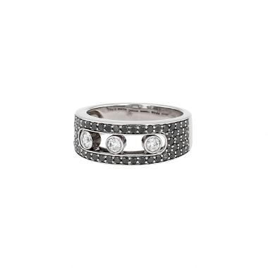 Anello Messika Move in oro bianco e diamanti