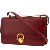 Hermès  Ring handbag  in burgundy box leather - 00pp thumbnail