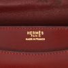 Hermès  Ring handbag  in burgundy box leather - Detail D2 thumbnail