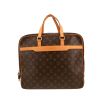 Borsa portadocumenti Louis Vuitton   in tela monogram marrone e pelle naturale - Detail D4 thumbnail