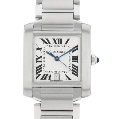 Reloj Cartier Tank Française de acero Ref: Cartier - 2302  Circa 2000