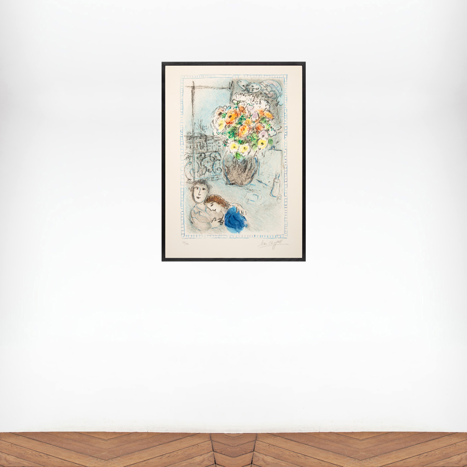 Marc Chagall (1887-1985), Les Renoncules - 1973 - Detail D5