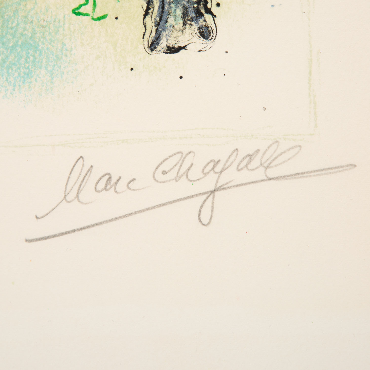 Marc Chagall (1887-1985), L'Oranger - 1975 - Detail D4