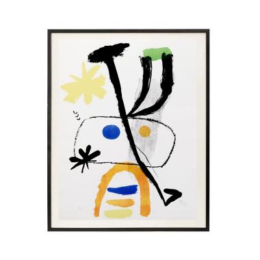 Joan Miró (1893-1983), Personnages aux étoiles - 1950
