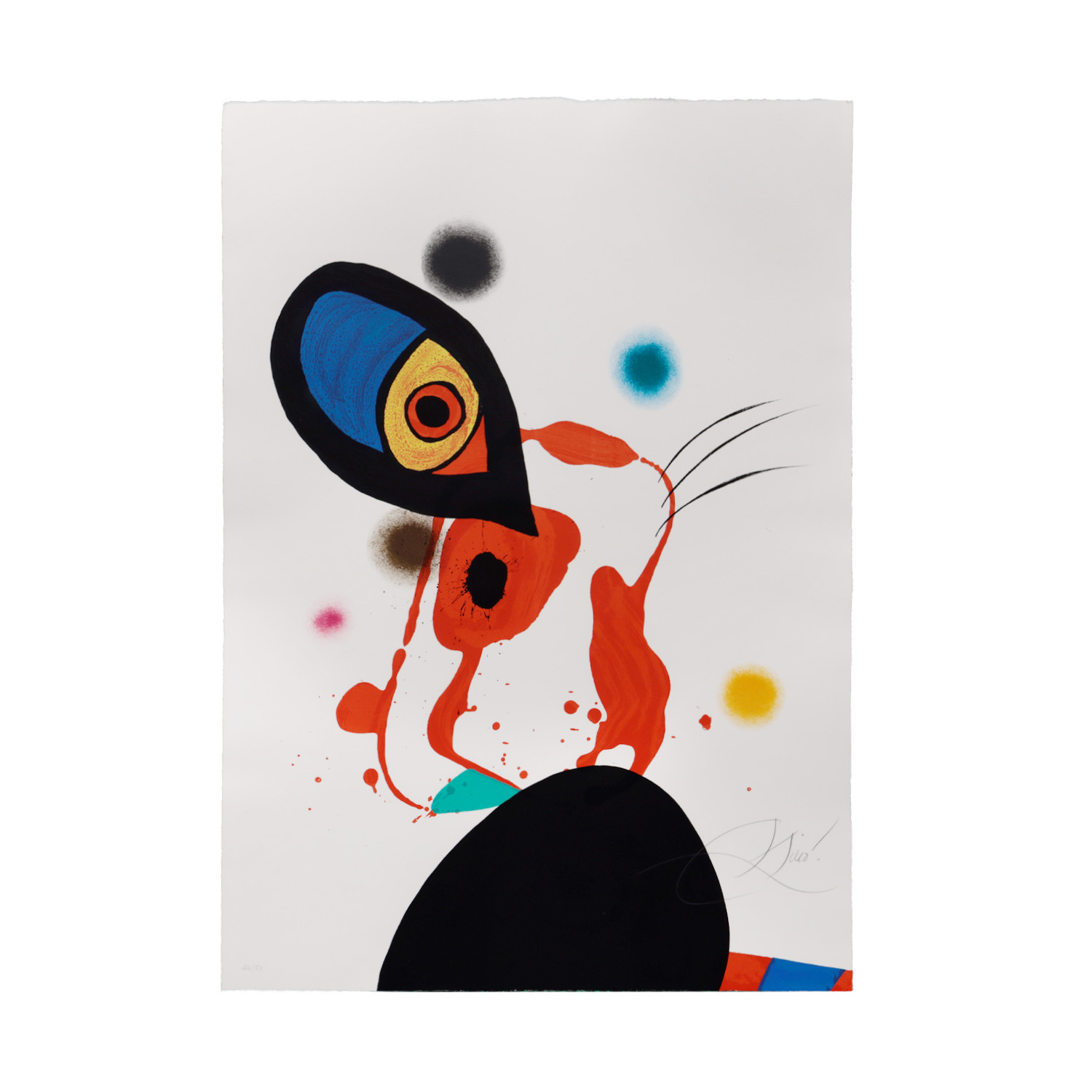 Joan Miró (1893-1983), L'eunuque Impérial - 1975 - Detail D1
