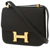 Sac à main Hermès  Constance en cuir epsom noir - 00pp thumbnail