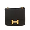 Sac à main Hermès  Constance en cuir epsom noir - 360 thumbnail