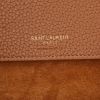 Borsa Saint Laurent  Sac de jour souple modello medio  in pelle martellata marrone - Detail D2 thumbnail