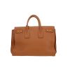 Borsa Saint Laurent  Sac de jour souple modello medio  in pelle martellata marrone - Detail D4 thumbnail