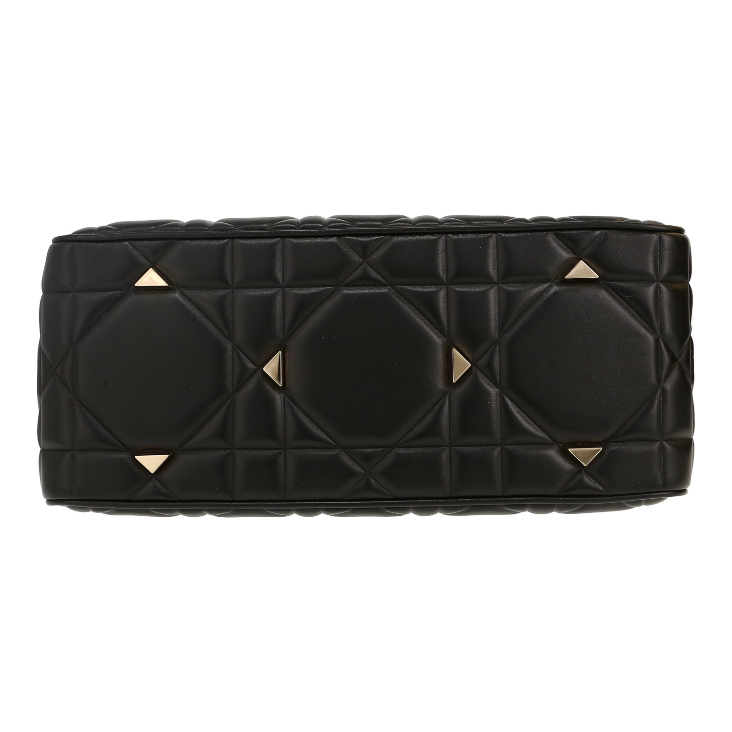 Dior Lady 95.22 handbag in black leather cannage - Detail D1