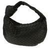 Bottega Veneta  Jodie handbag  in black intrecciato leather - 00pp thumbnail