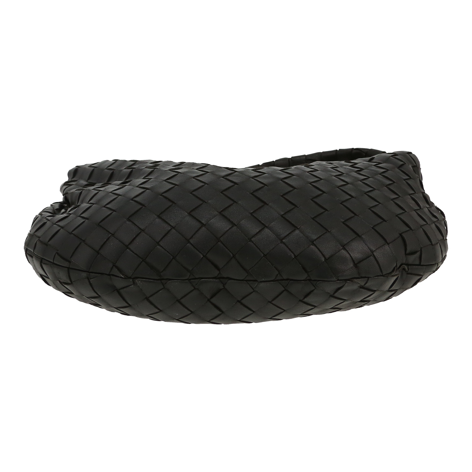 Bottega Veneta Jodie handbag in black intrecciato leather - Detail D1