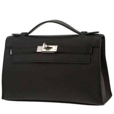 Hermès  Kelly - Clutch pouch  in black Swift leather