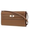 Hermès  Kelly To Go handbag/clutch  in etoupe Tadelakt leather - 00pp thumbnail