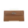 Hermès  Kelly To Go handbag/clutch  in etoupe Tadelakt leather - 360 thumbnail