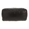 Chanel  Coco Cocoon small model  handbag  in black quilted canvas  and black leather - Detail D1 thumbnail