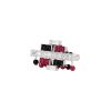 Cartier Le Baiser du Dragon ring in white gold, onyx, rubies and diamonds - 00pp thumbnail