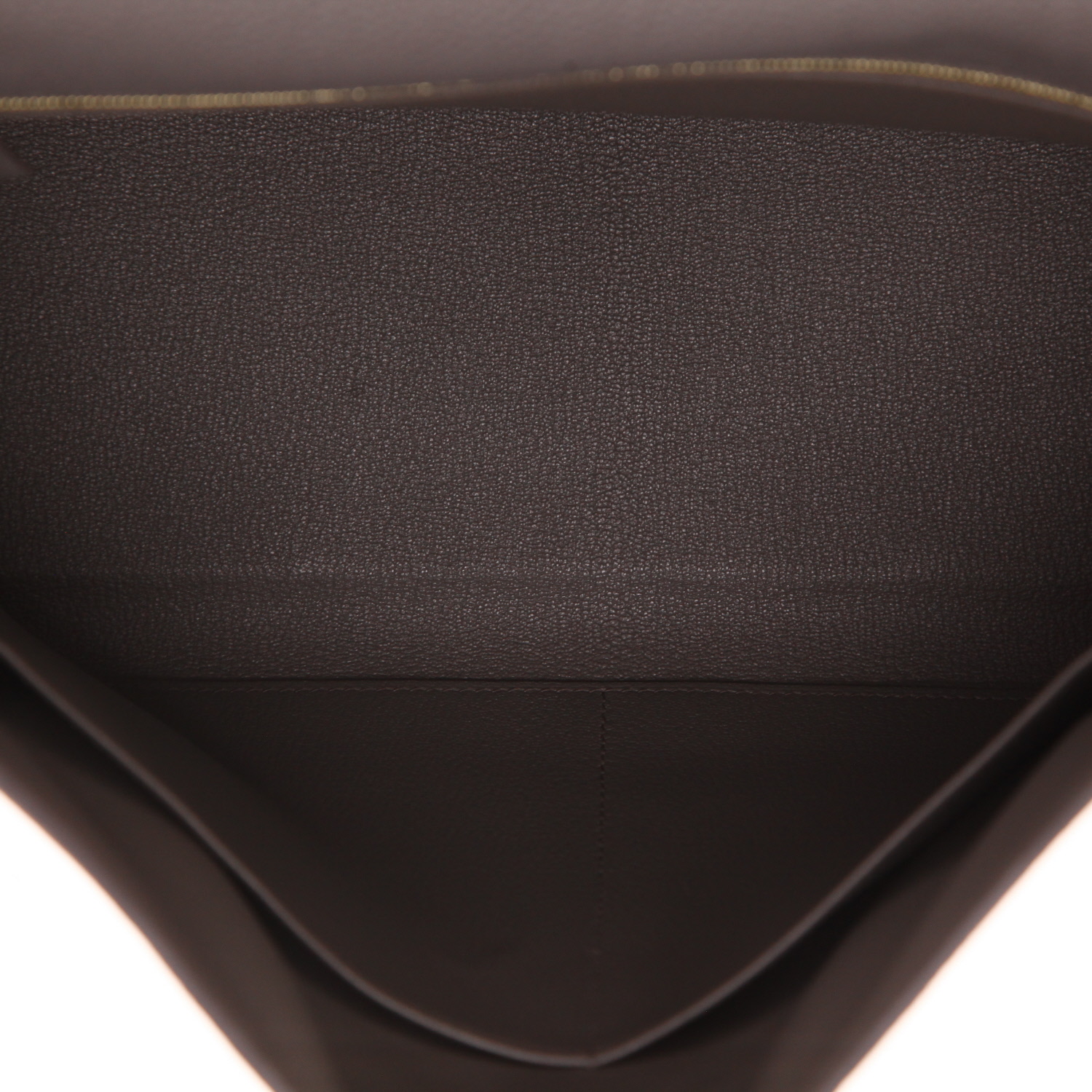 Hermès  Kelly 35 cm handbag  in grey togo leather - Detail D3