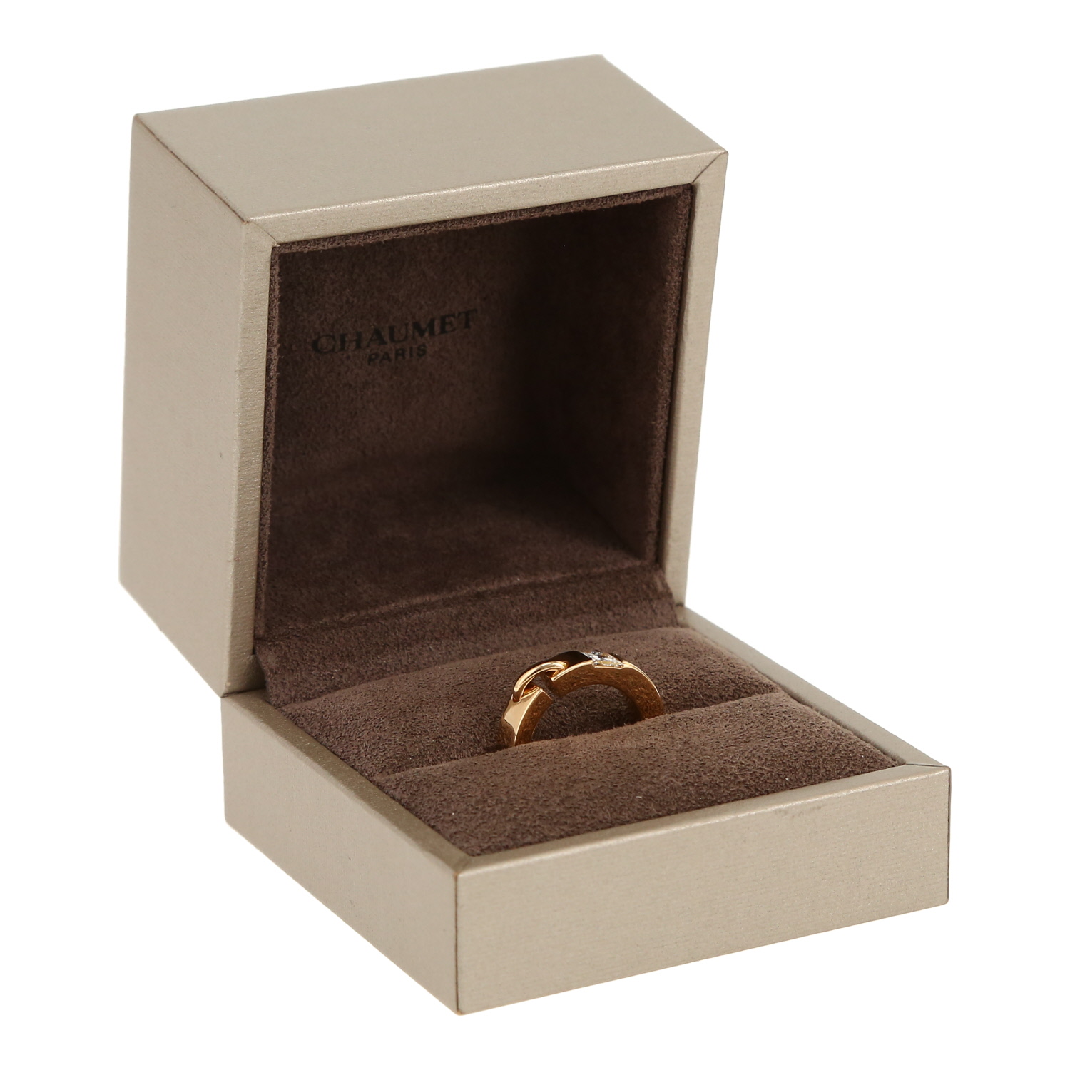 Anello Chaumet Lien in oro giallo e diamante - Detail D2