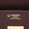 Hermès  Birkin 30 cm handbag  in Rouge Sellier and red Vif togo leather - Detail D2 thumbnail