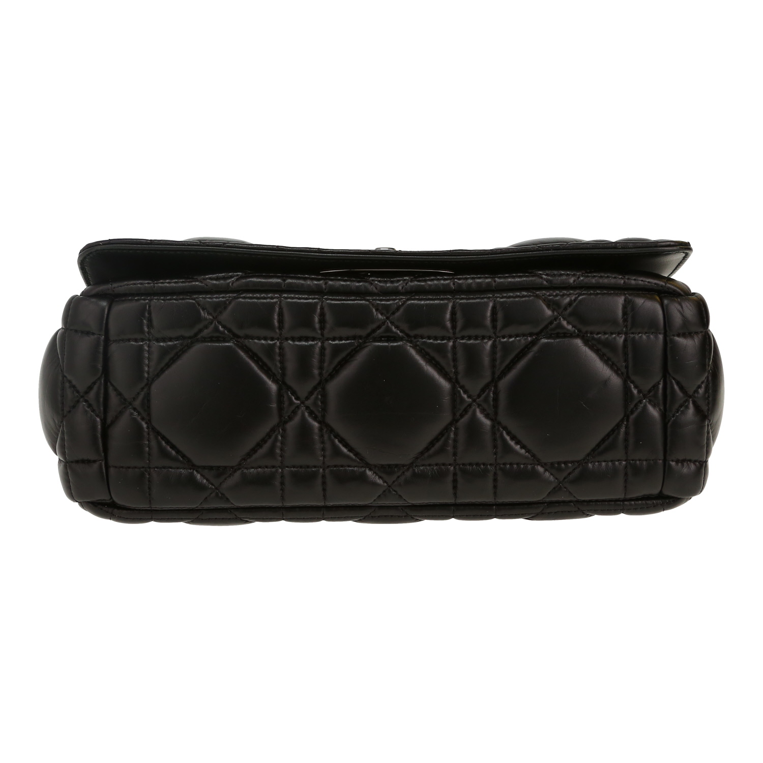 Borsa a tracolla Dior  Caro modello medio  in pelle cannage nera - Detail D1