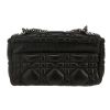 Dior  Caro medium model  shoulder bag  in black leather cannage - Detail D4 thumbnail