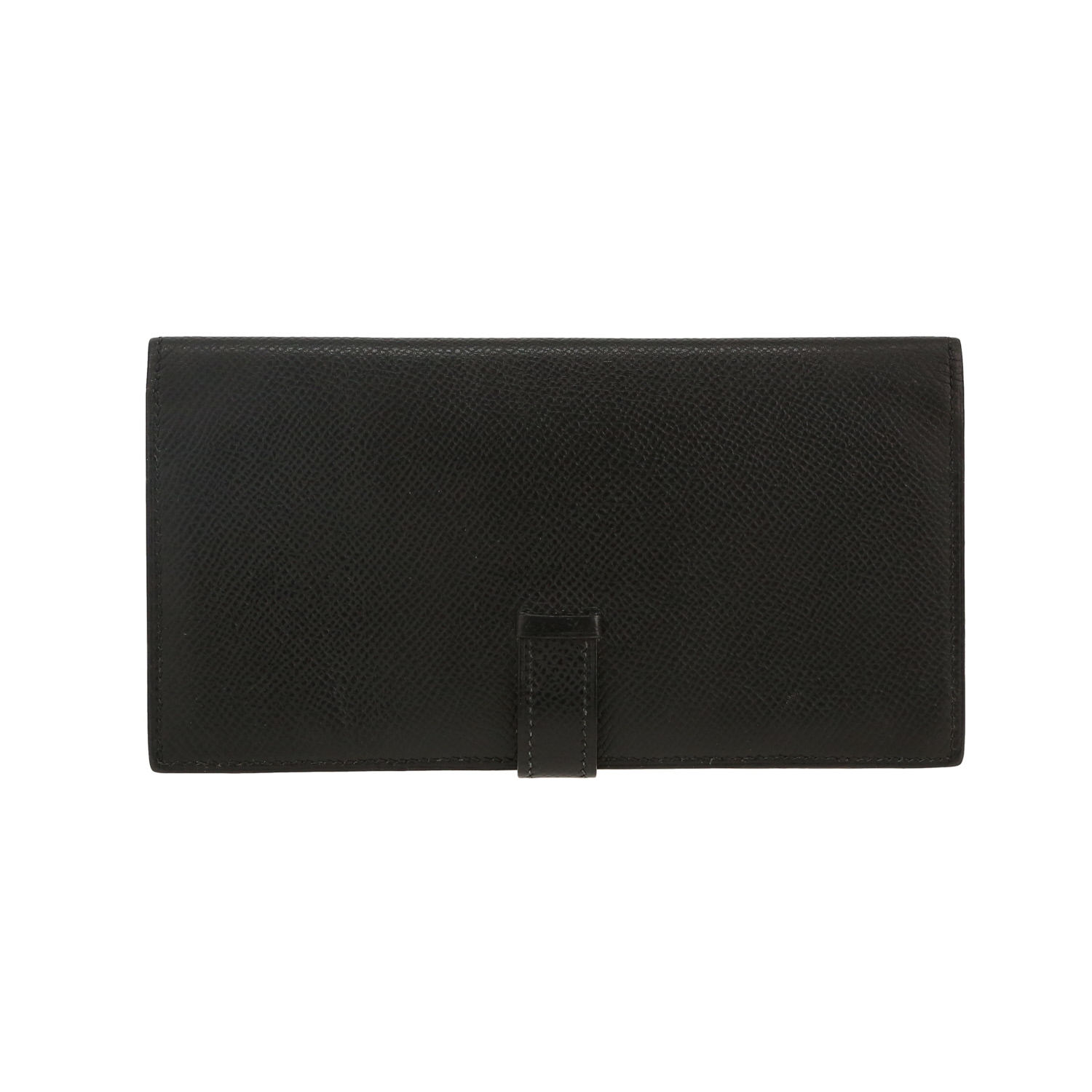 Portafogli Hermès Bearn in pelle Epsom nera - Detail D4